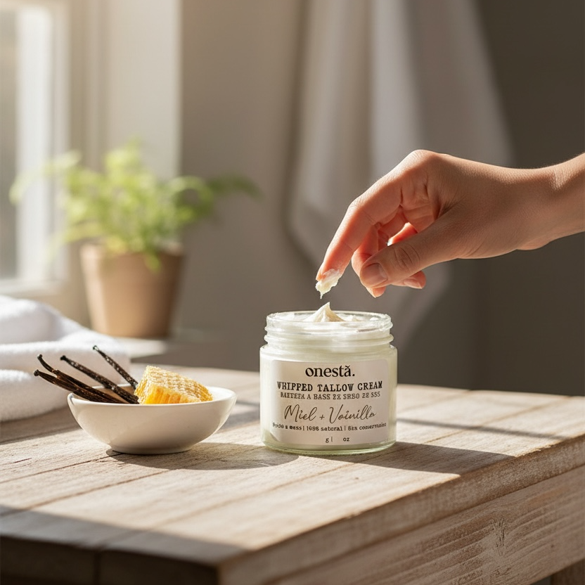 Crema Corporal & Facial de Tallow | Miel + Vainilla