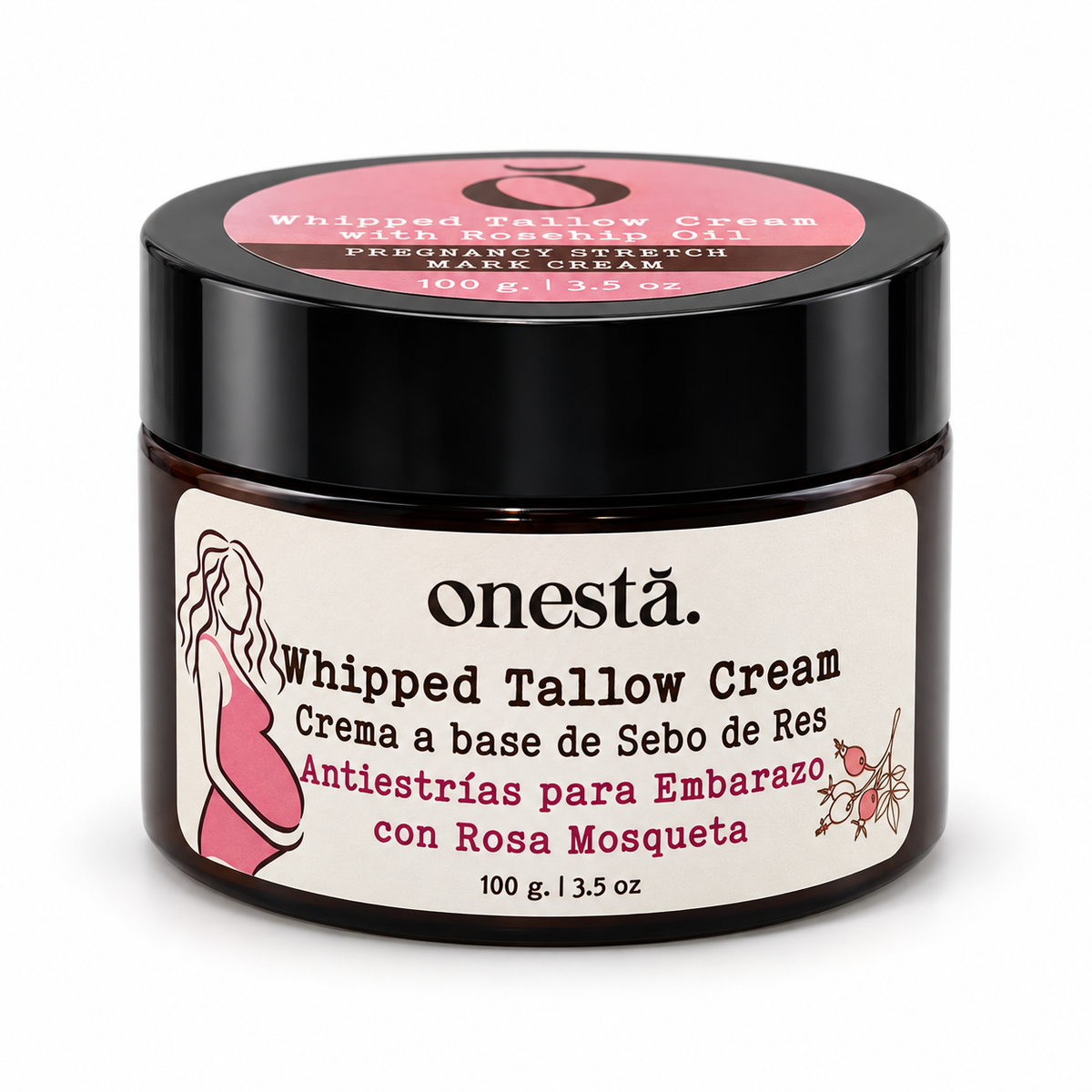 Crema Corporal de Tallow | Antiestrías con Rosa Mosqueta