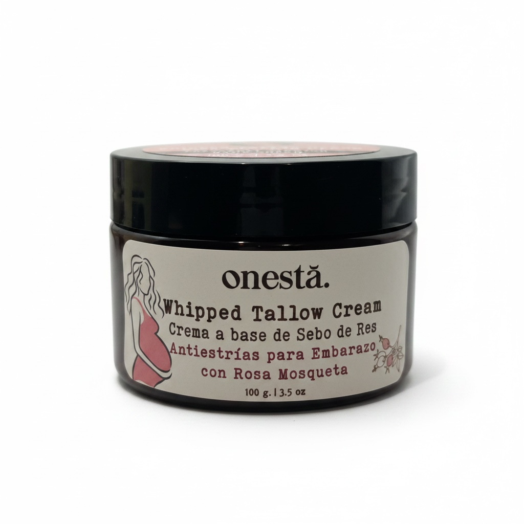 Crema Corporal de Tallow | Antiestrías con Rosa Mosqueta