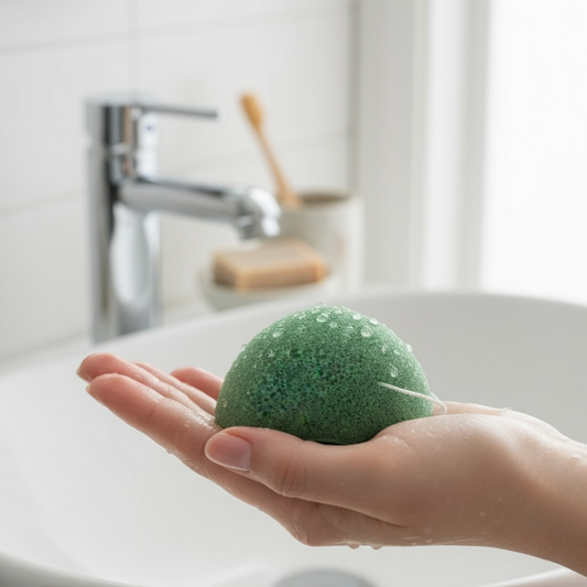 Esponja Facial de Konjac Natural
