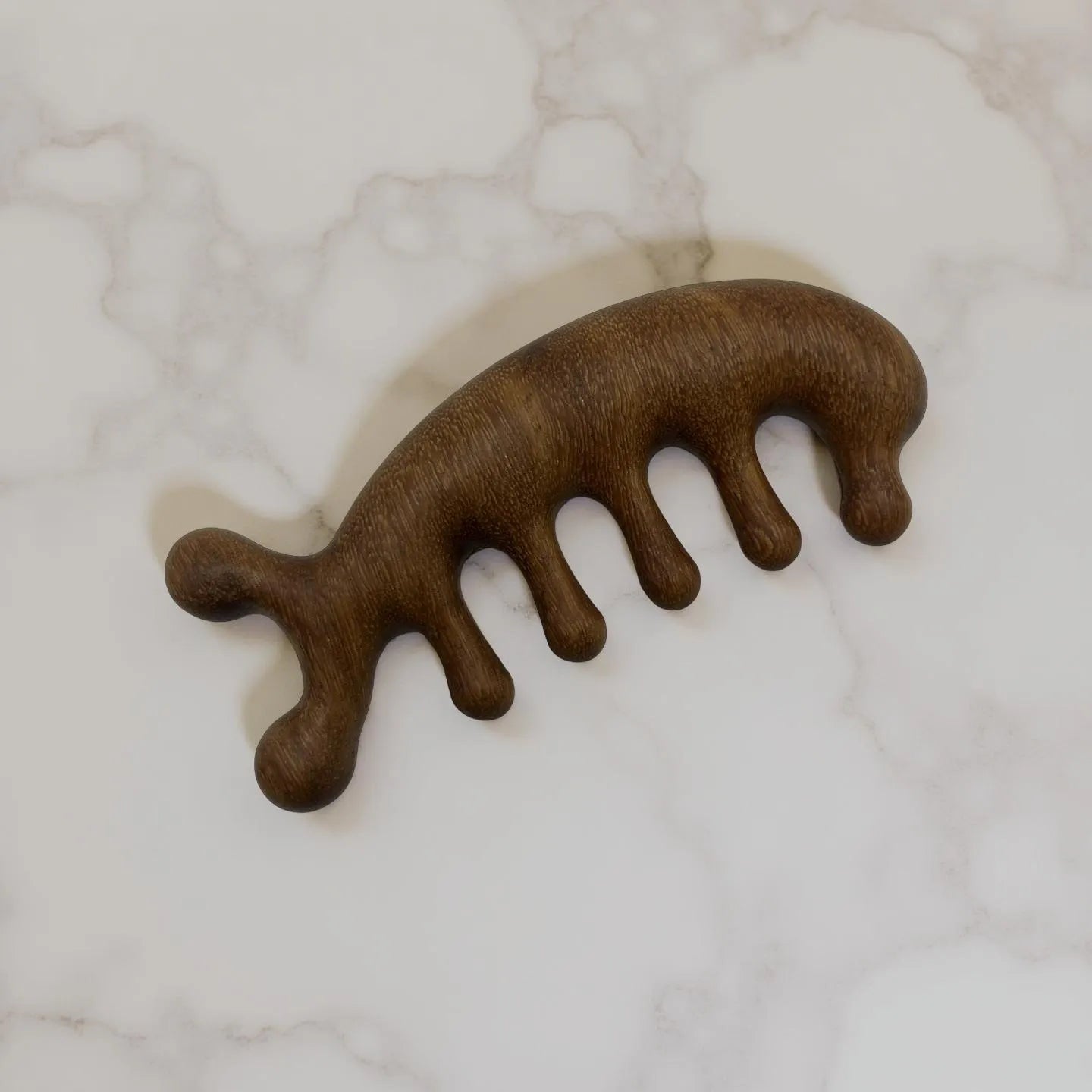 Peine Masajeador de Madera