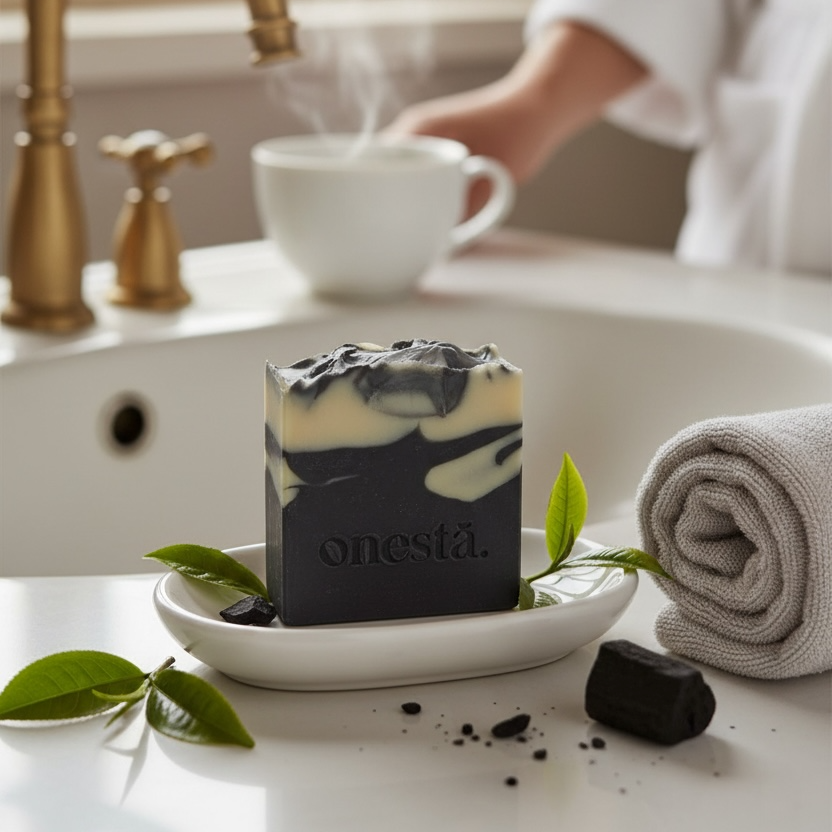 Charcoal soap tallow 