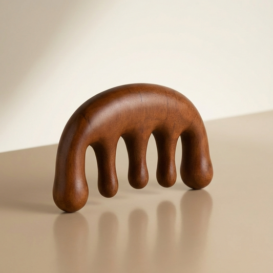 Peine Masajeador de Madera