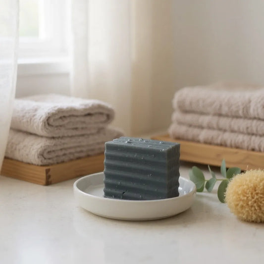 Jabón con Carbón Activado & Aceite de árbol de té